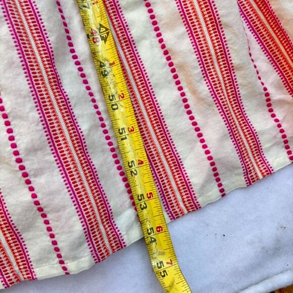 NWT Marine Layer Corinne Textured Pink Stripe Seersucker Maxi Dress Size XL - Picture 8 of 8